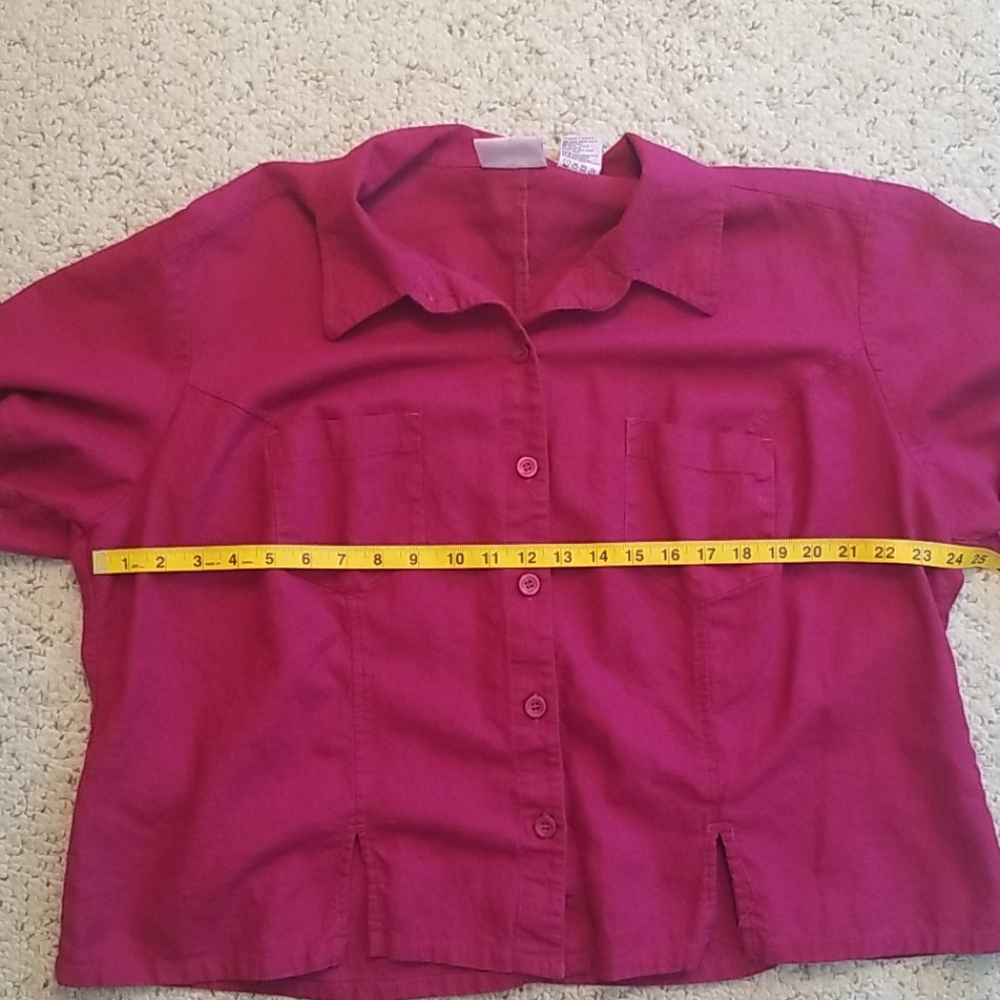 Studio Ease Maroon Blouse - image 6